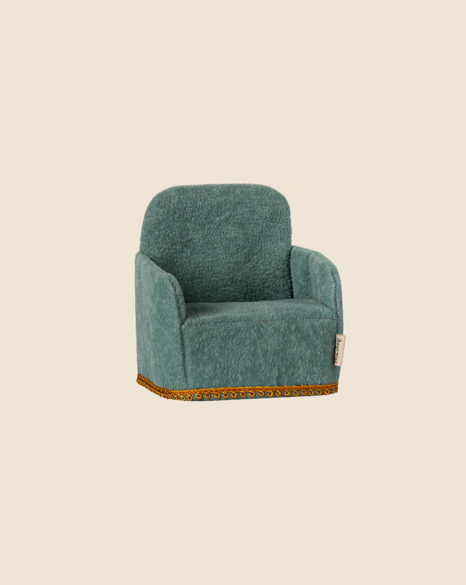 Maileg Soft Folding Chair, Mouse - Mint