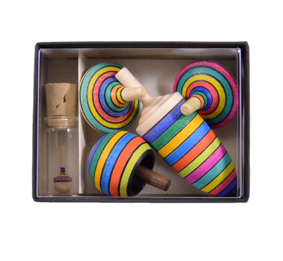 Mader Spinning Top Champion Learning Set - Striped