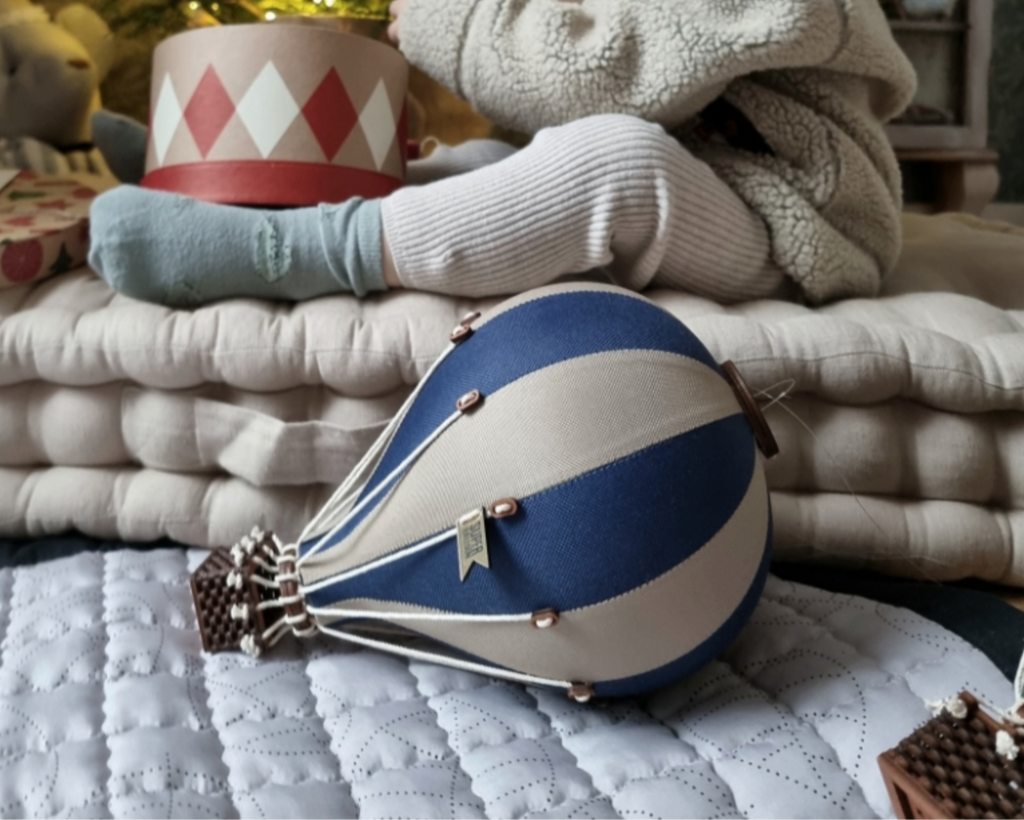 Hot Air Balloon - Navy Blue