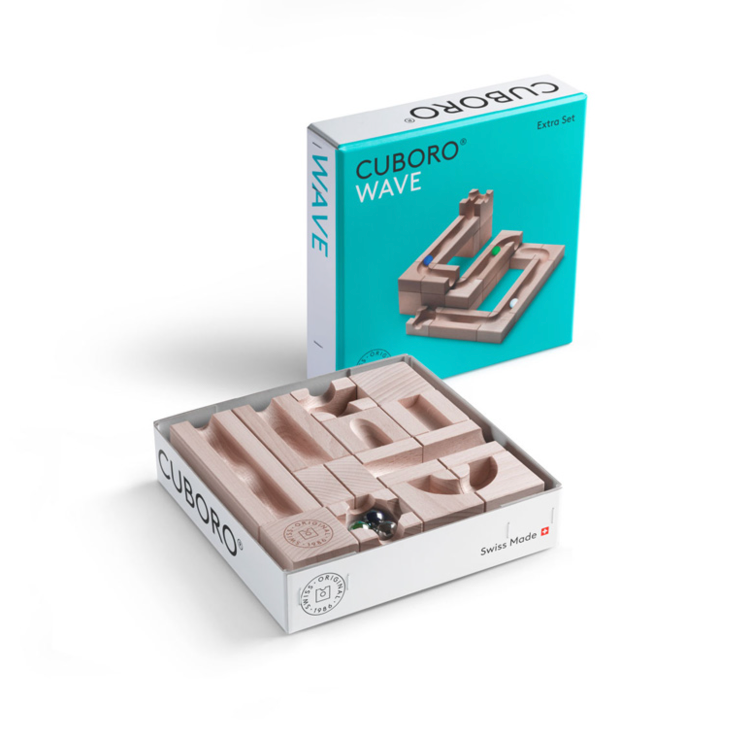 Cuboro Wave Marble Run Extra Set