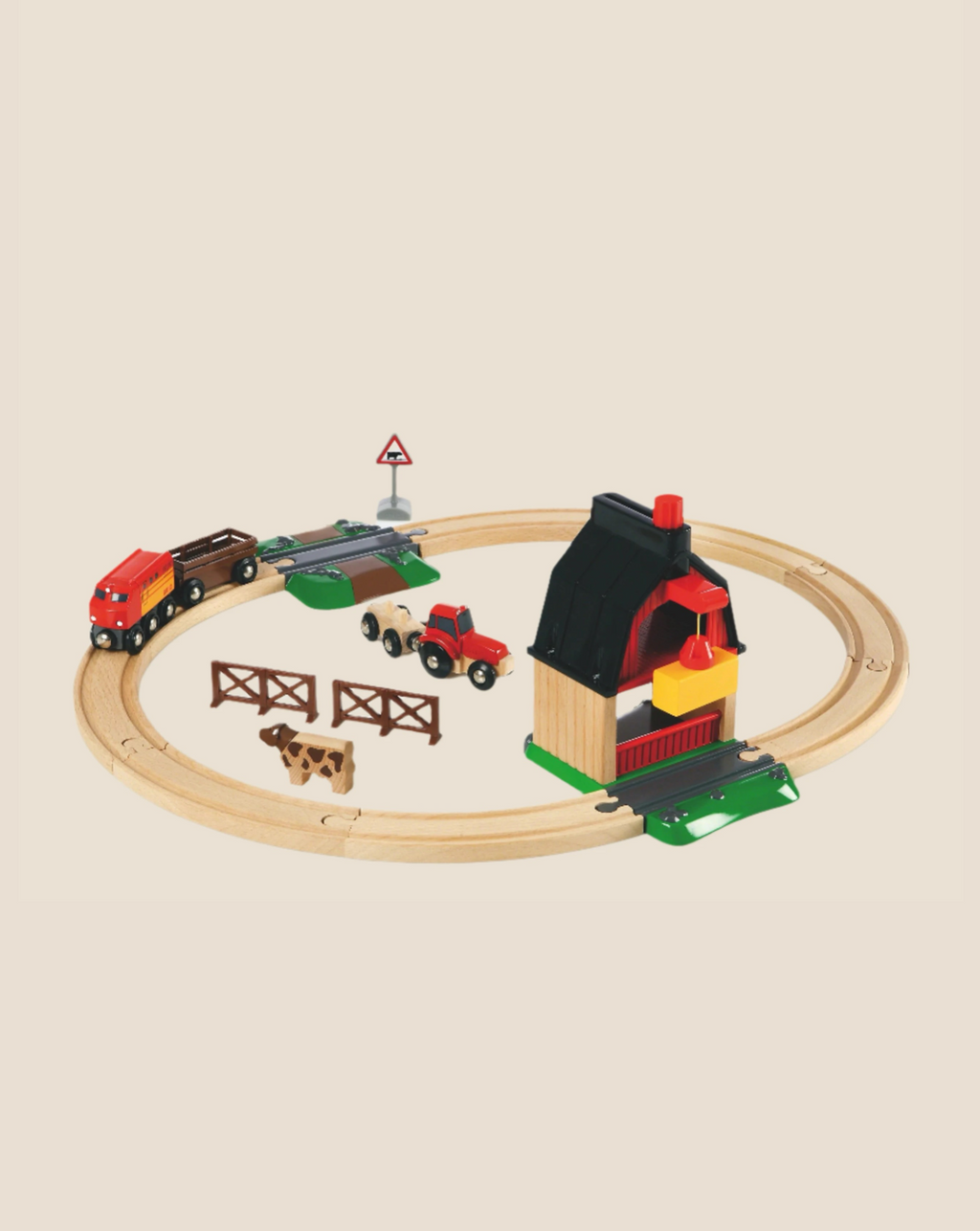 BRIO World Train Set Farm Railway Set