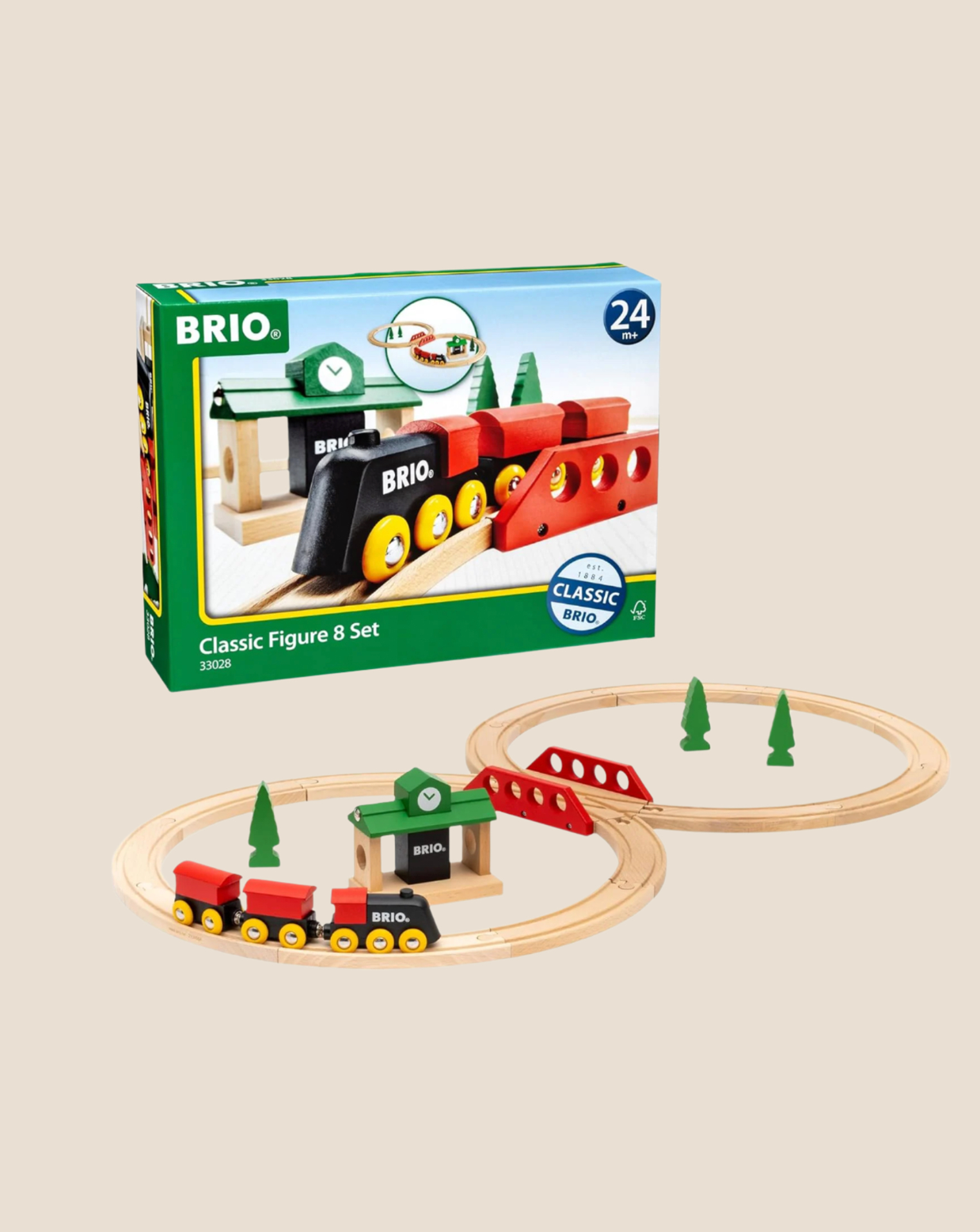 BRIO World Train Set Classic Figure 8 Set