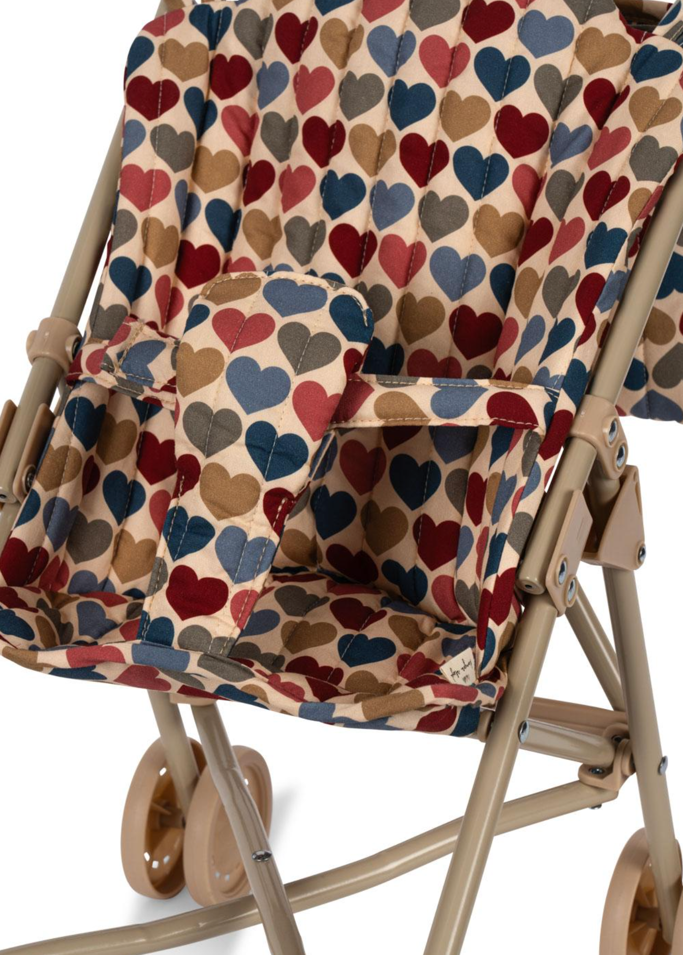 Konges Sloejd Doll Stroller - Heart Kisses