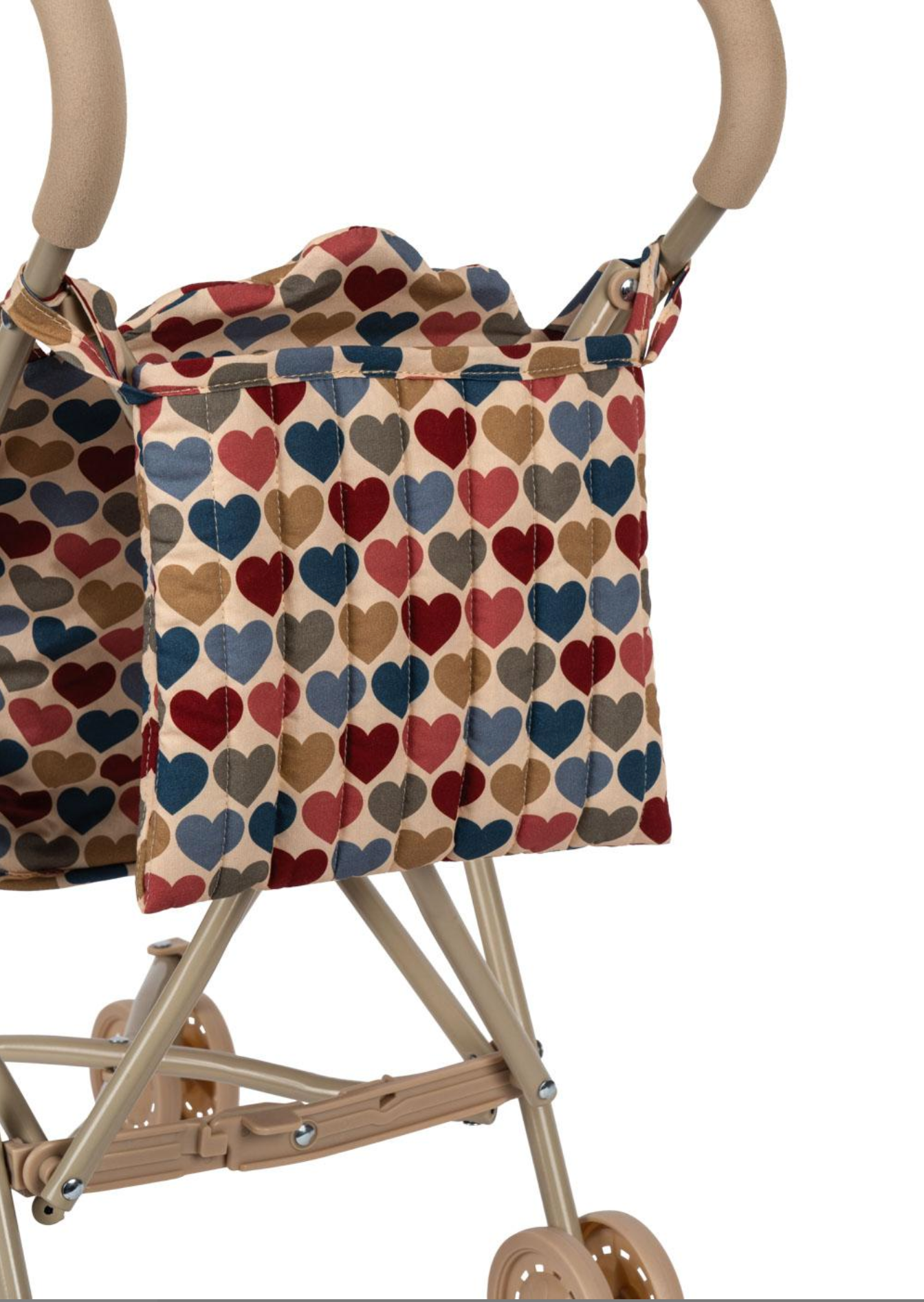 Konges Sloejd Doll Stroller - Heart Kisses