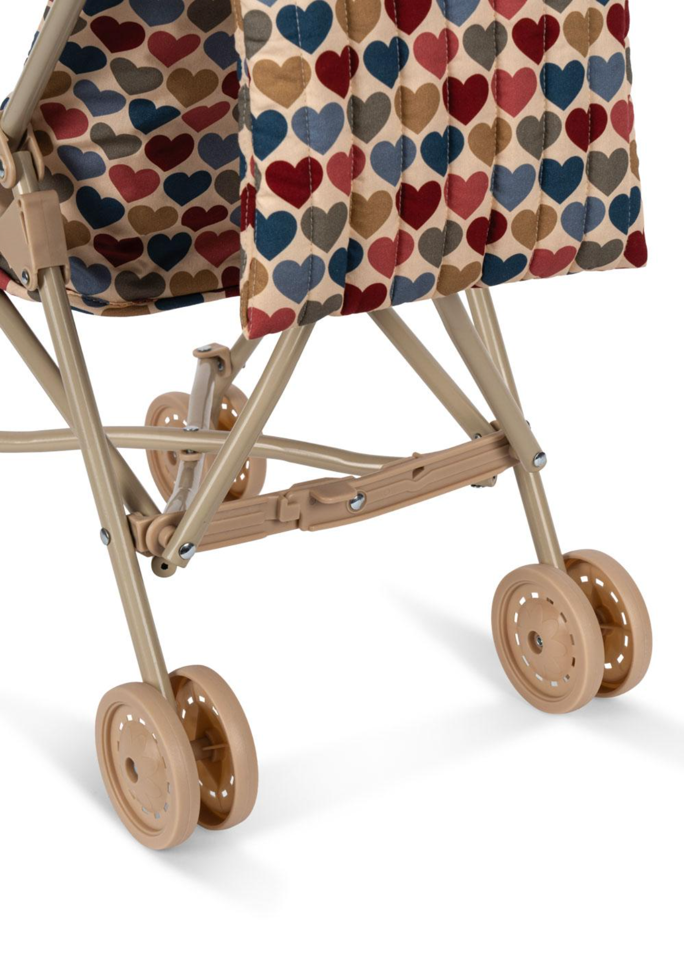 Konges Sloejd Doll Stroller - Heart Kisses