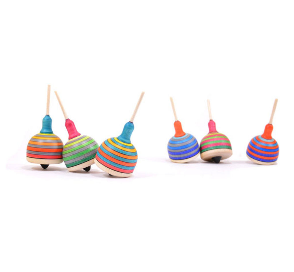 Mader Fridolin Spinning Top - Green and Red