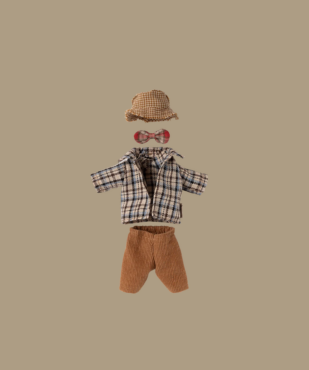 Maileg Extra Clothing: Jacket, Pants, Hat and Bow Tie for Grandpa Mouse