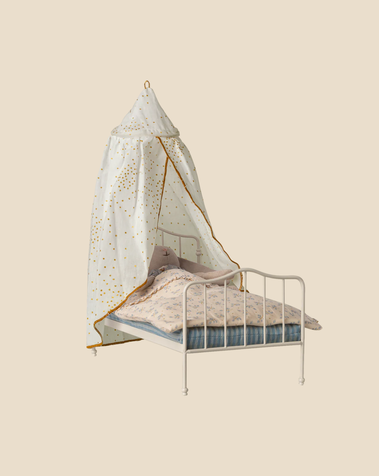Maileg Bed Canopy, Miniature - Off-White