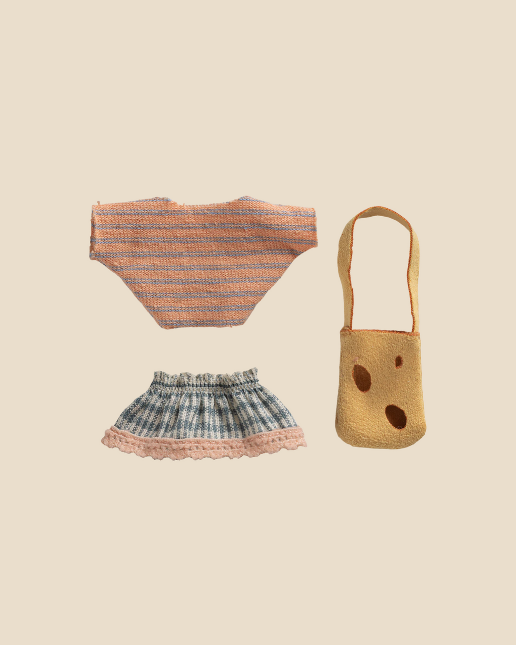 Maileg Clothes and Bag, Little Sister Mouse