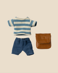 Maileg Clothes and Bag, Big Brother Mouse - Brown