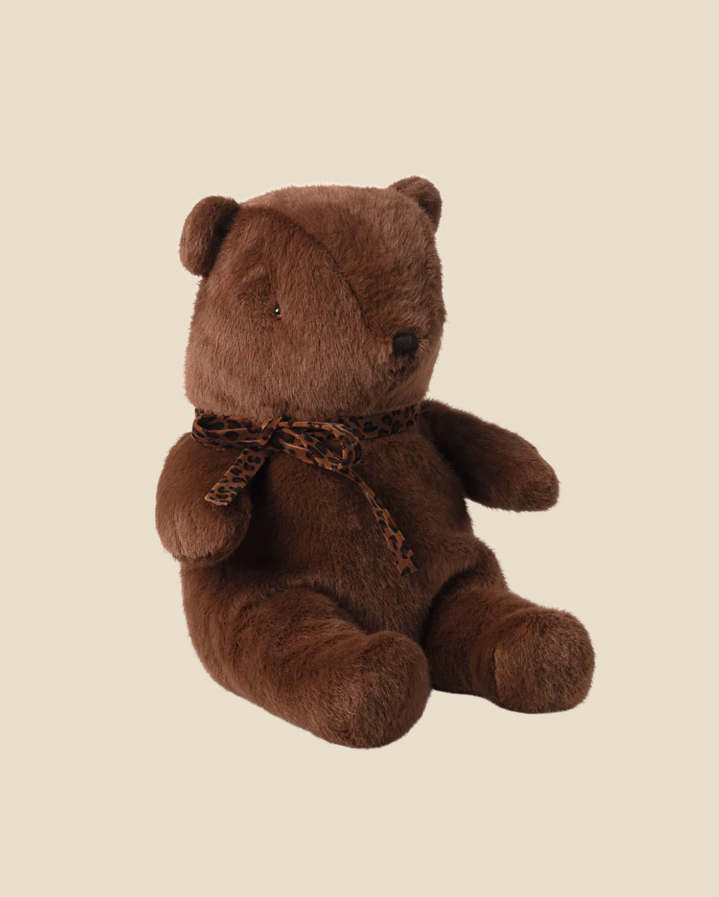 Maileg Teddy Bear Plush, Medium - Dark Chocolate