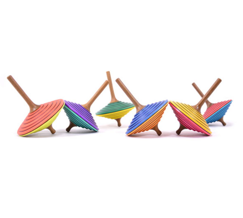 Mader Tukan Spinning Top - Green & Red