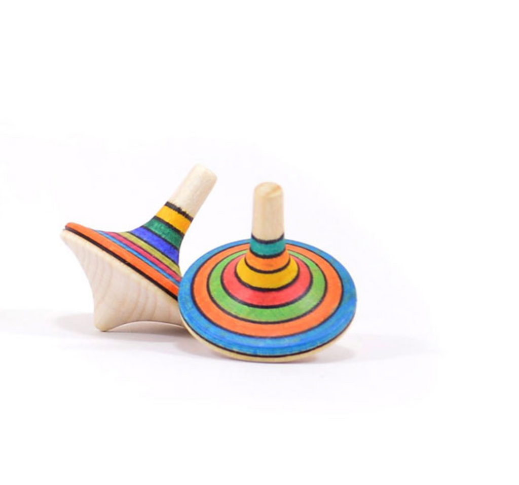 Mader Rallye Striped Spinning Top, Small