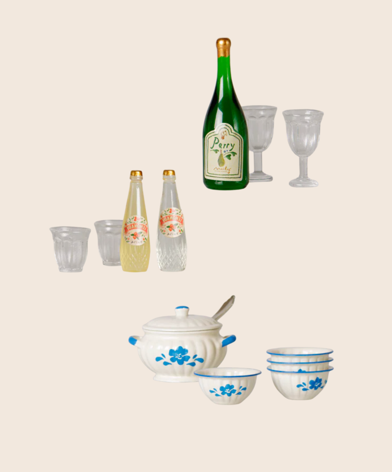 PRE-ORDER: Maileg Soup Set, Mouse (Estimated Arrival Early November)