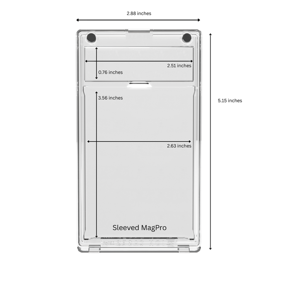 MagPro Magnetic Sleeved Card Holder 35 PT(SLEEVES NOT INCLUDED)
