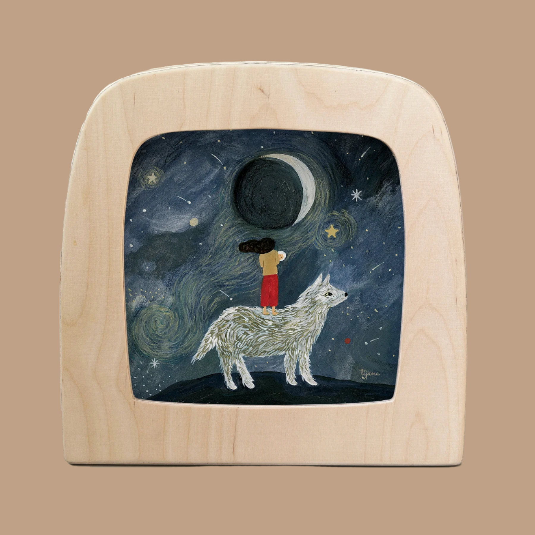 Silhouette Only - Mother Wolf for Toverlux Lamp