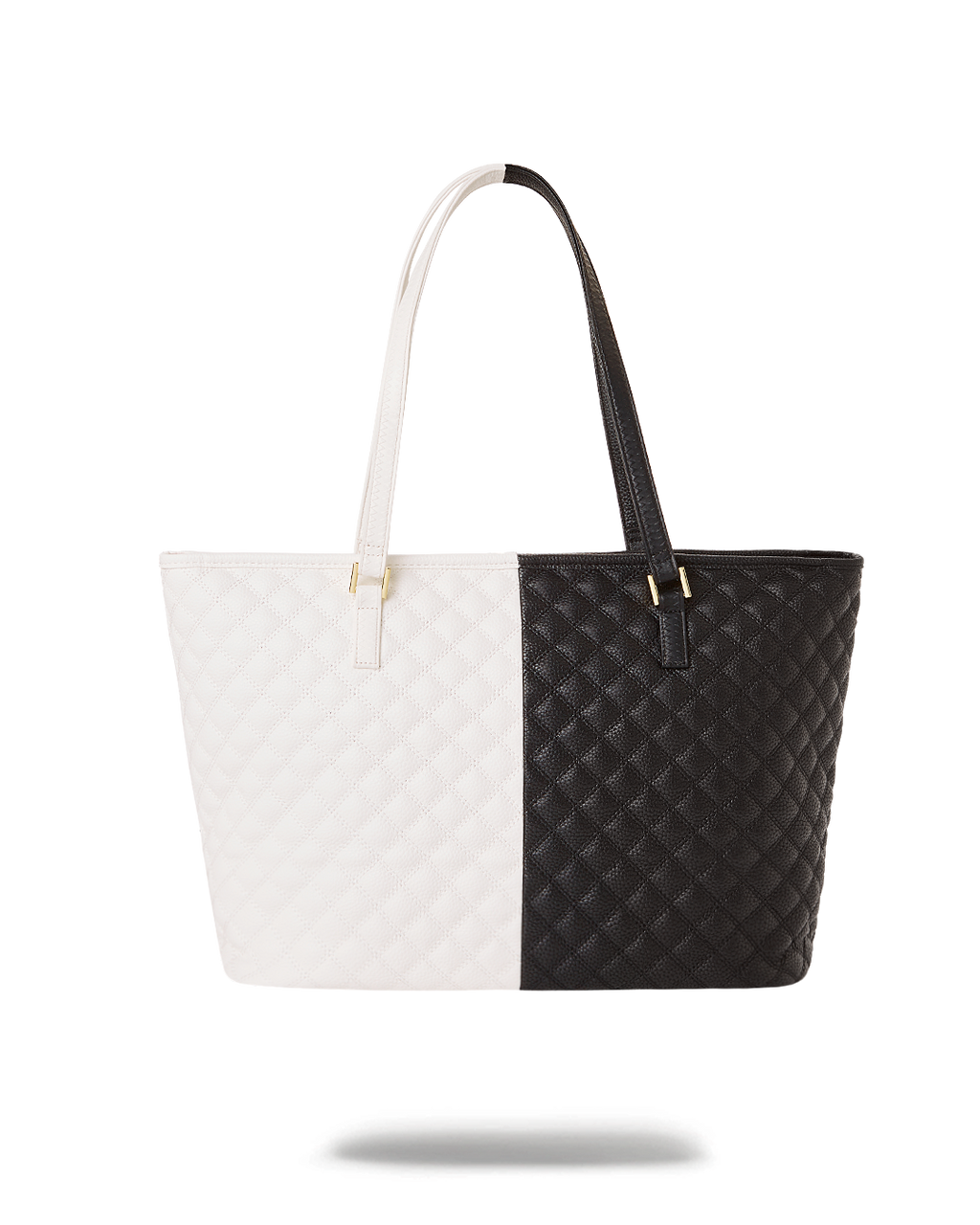LEVELED UP SPLIT QUILT SHARK TOTE