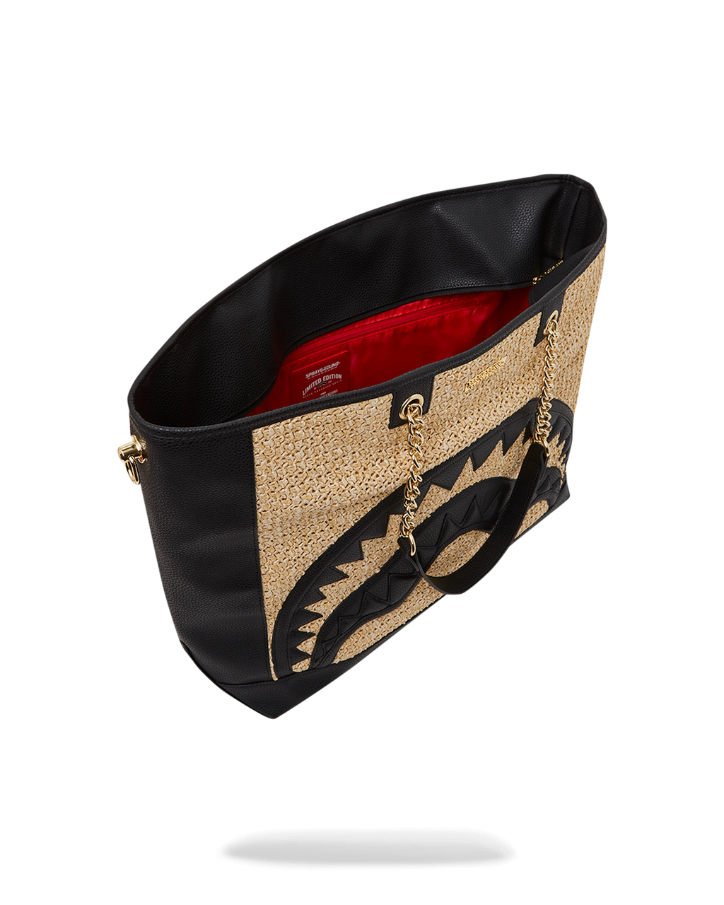 RAFFIA PALM TOTE