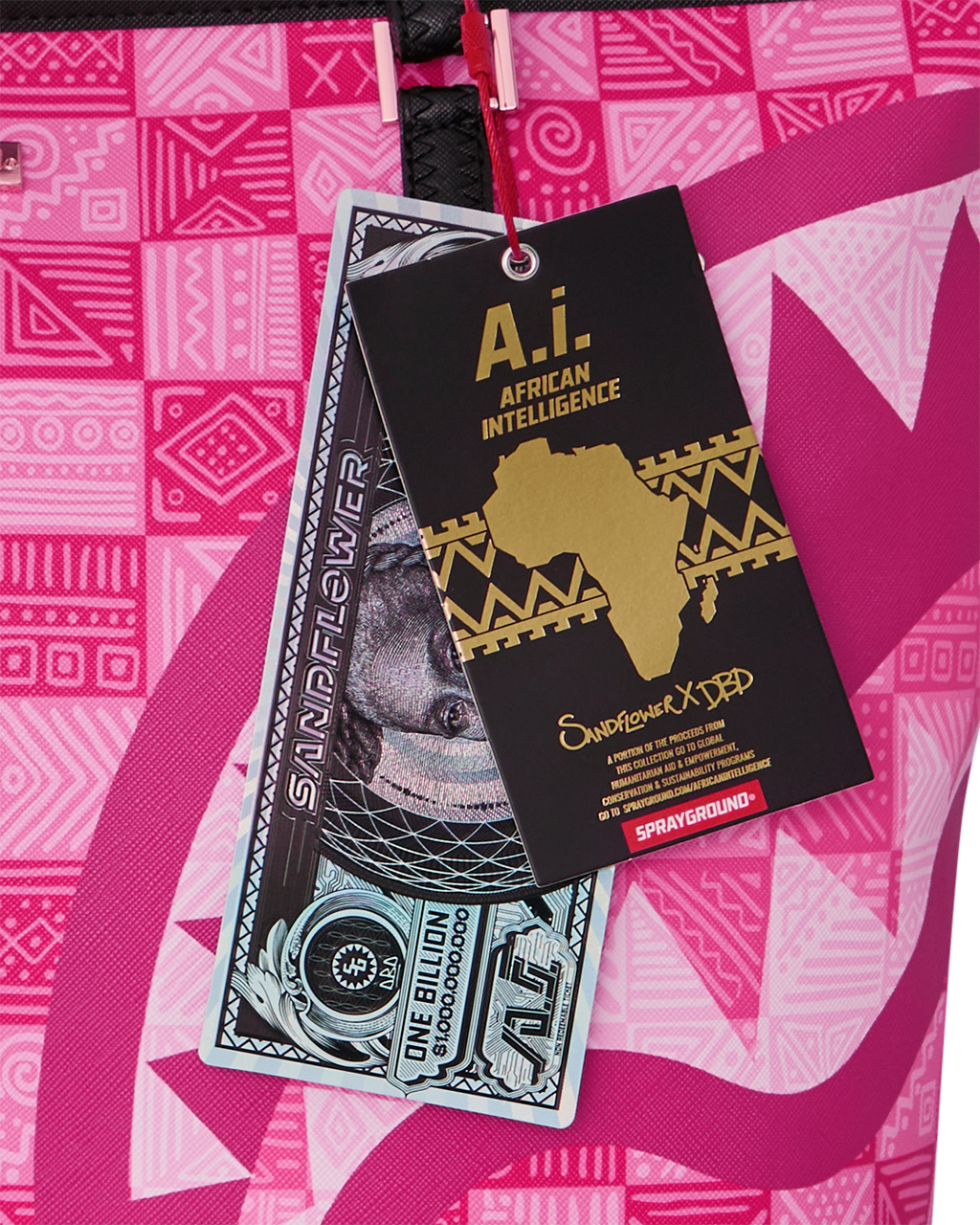 A.I. AFRICAN INTELLIGENCE THE SUNSET RESET TOTE  - SANDFLOWER COLLAB