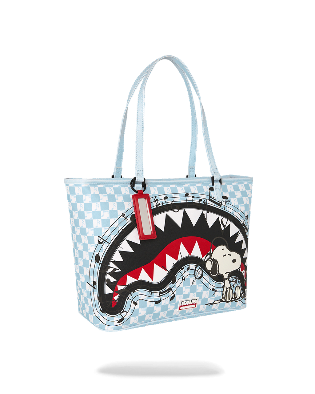 PEANUTS SNOOPY TUNED UP & TUNED OUT TOTE