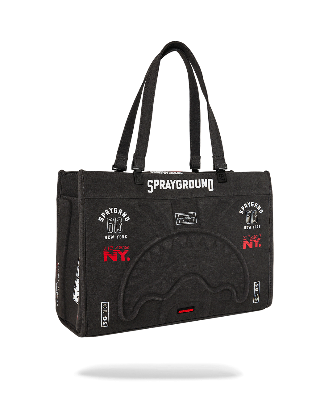 GRID LOCKED TORTUGA TOTE