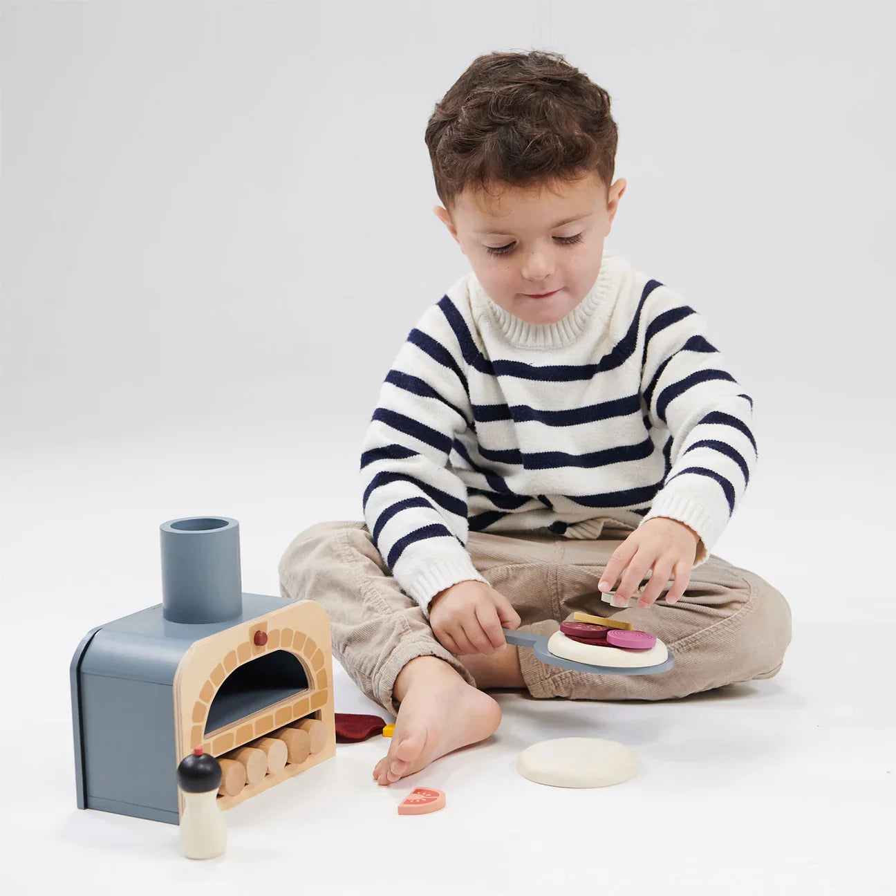 Wooden Make Me A Pizza Set