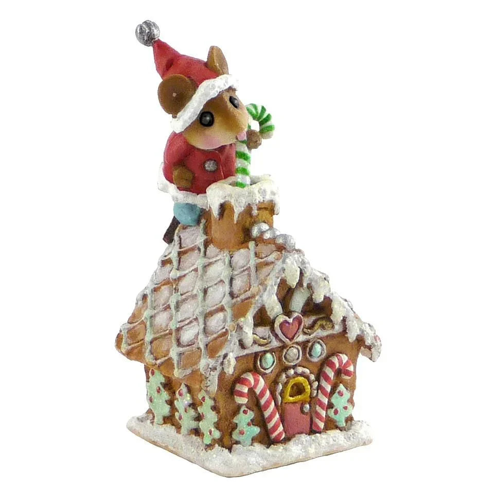 Wee Forest Folk Tiny Collectible - Santa's Gingerbread House (Not a Toy)