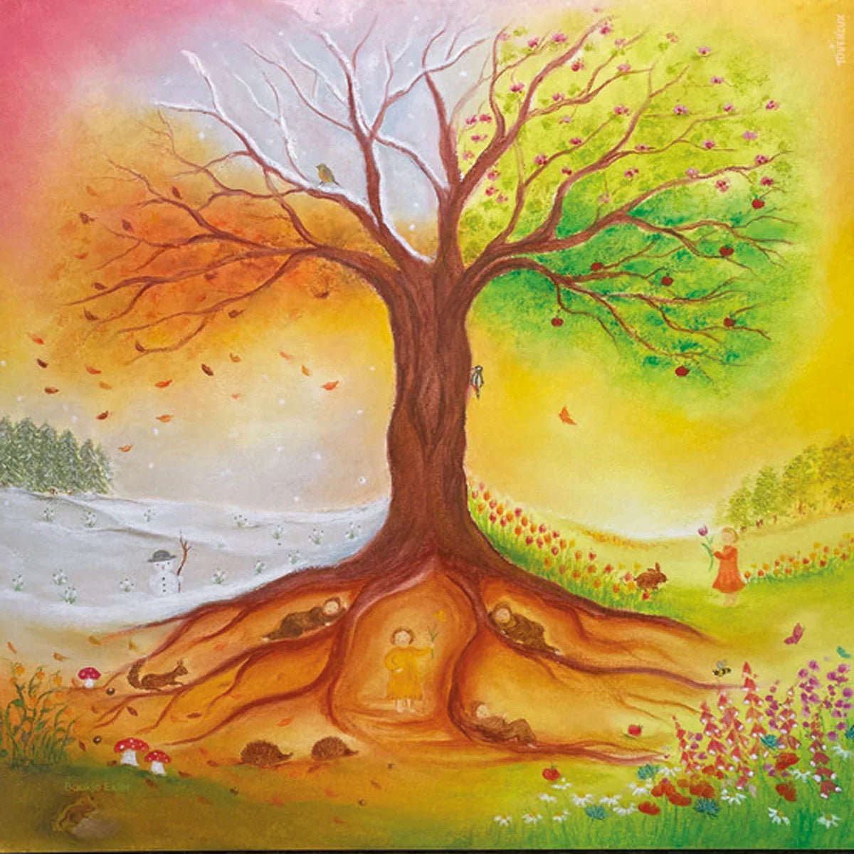 Silhouette Only - Tree of Seasons for Toverlux Lamp
