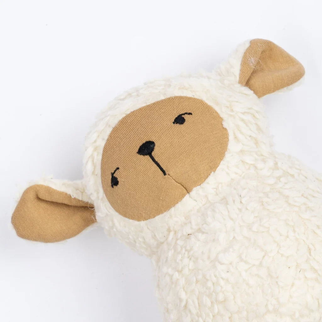 Organic Cotton Sheep Tumbler With Soft Bell Sound