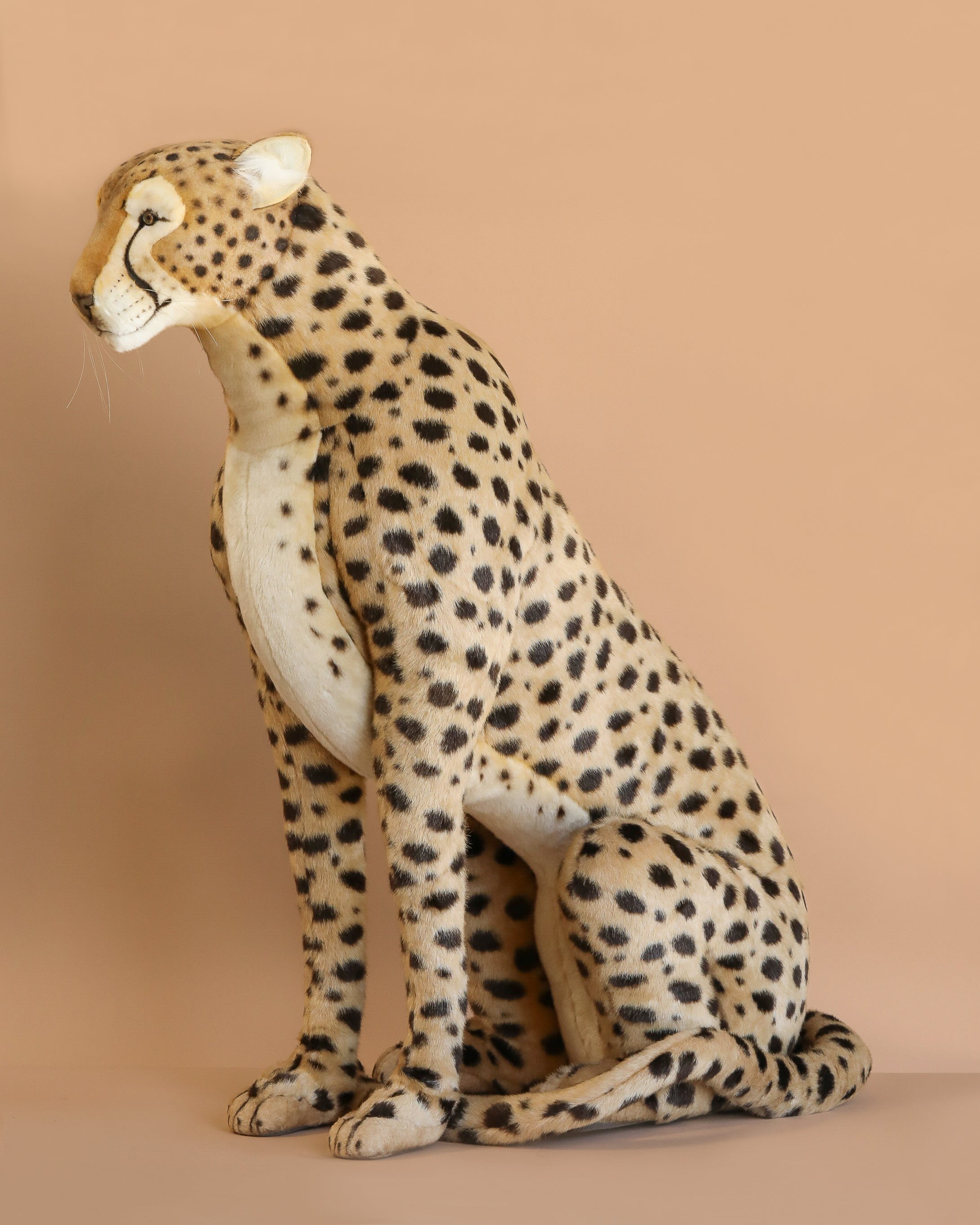 Life-Size Cheetah Stuffed Animal, 44" - Final Sale (ships in one week)