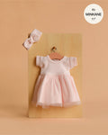 Minikane 11" Doll Clothing | Rosana Short-Sleeved Tutu and Headband - Petal Pink
