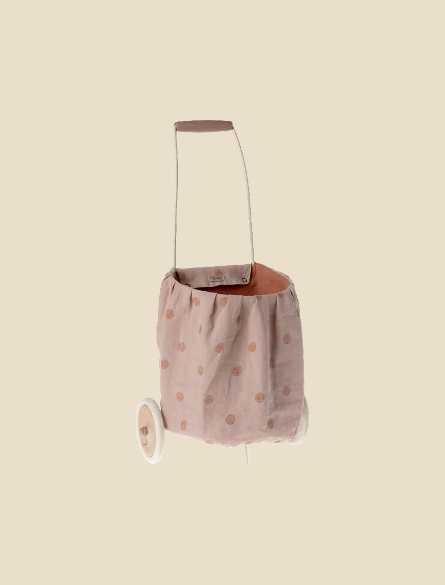 Maileg Trolley, Multi dots - Rose