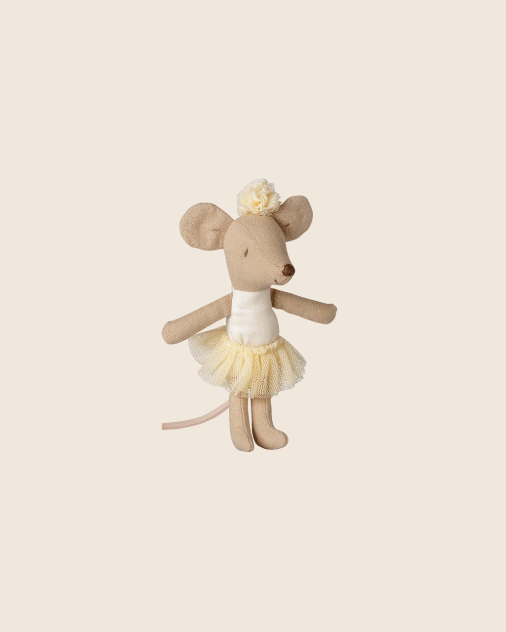PRE-ORDER: Maileg Ballerina Mouse, Little Sister - Off White (Estimated Arrival Mid September)