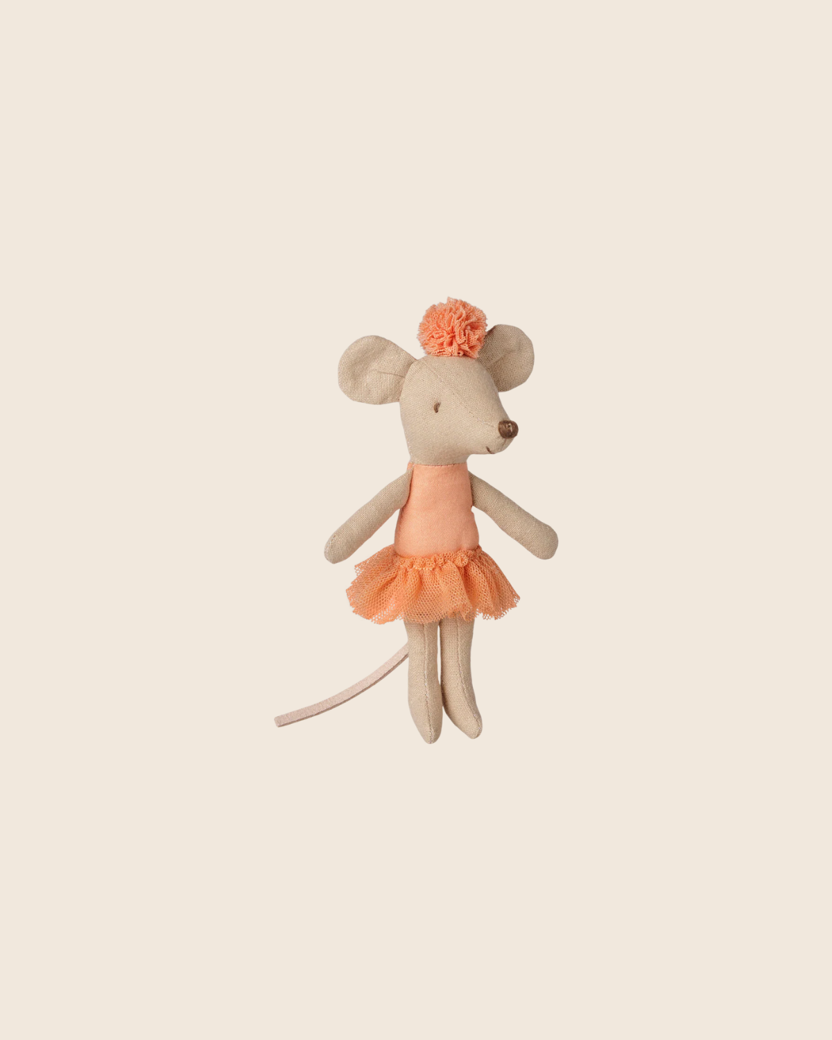 PRE-ORDER: Maileg Ballerina Mouse, Little Sister - Apricot (Estimated Arrival Mid September)