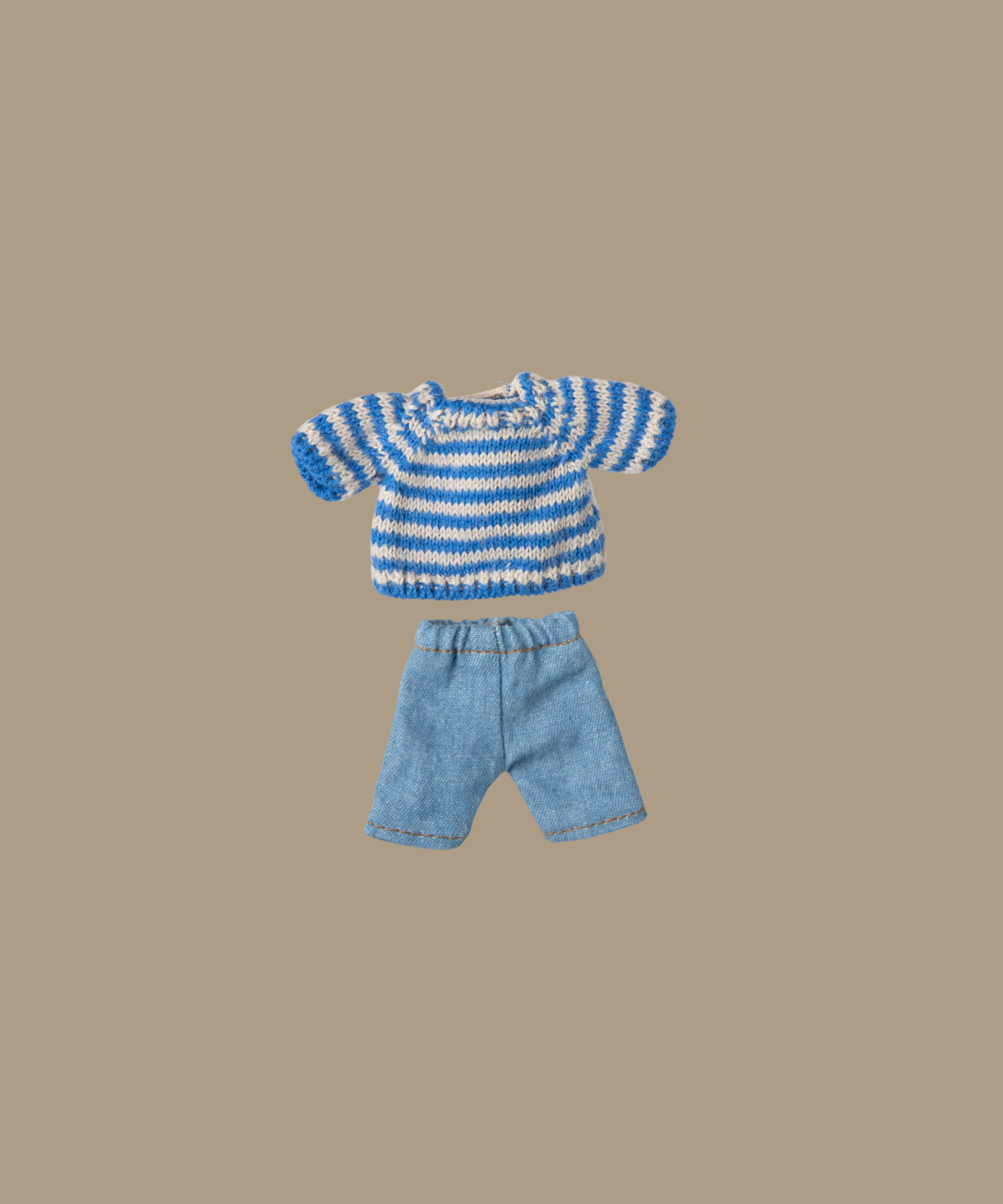 Maileg Extra Clothing: Knitted Sweater and Pants, Big Brother Mouse