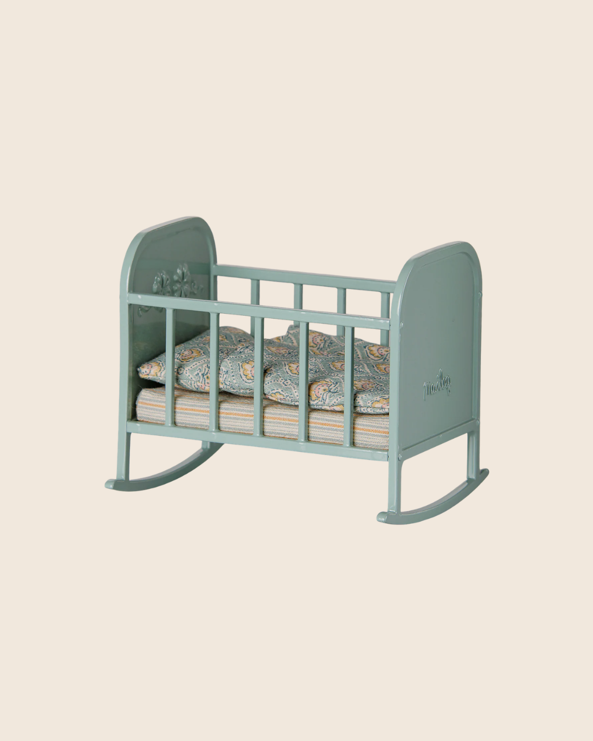 Maileg Cradle, My - Blue Mint
