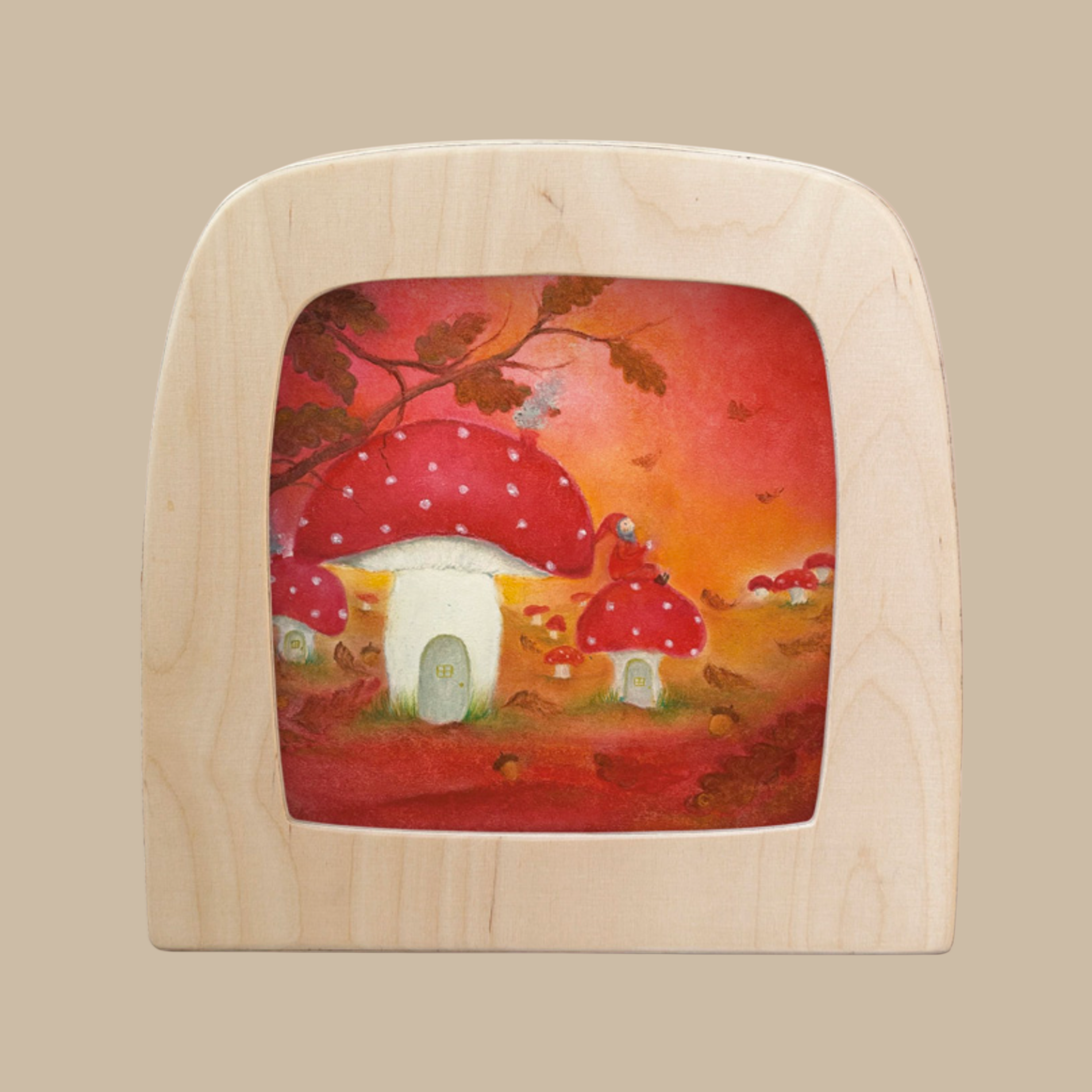 Silhouette Only - Red Autumn for Toverlux Lamp