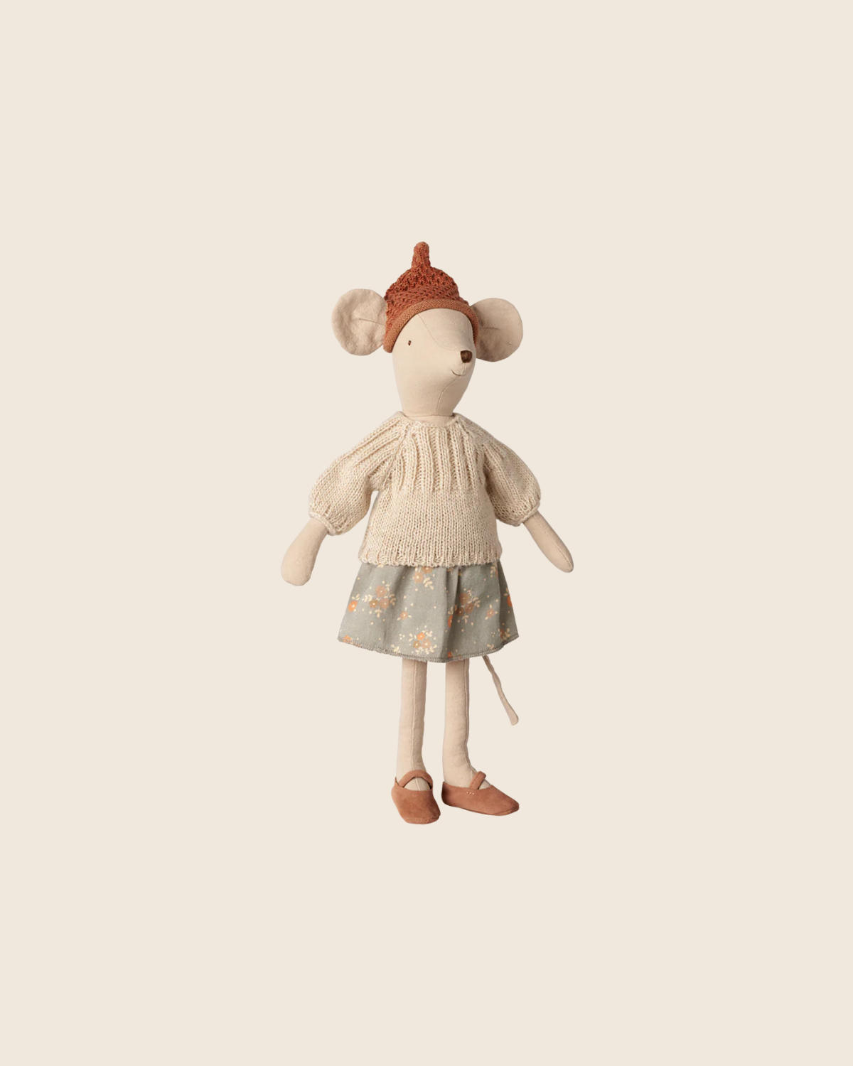 PRE-ORDER: Maileg Mouse, Medium - Skirt and Sweater (Estimated Arrival Early November)