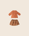 PRE-ORDER: Maileg Skirt and Knitted Sweater - Medium Mouse (Estimated Arrival Early November)