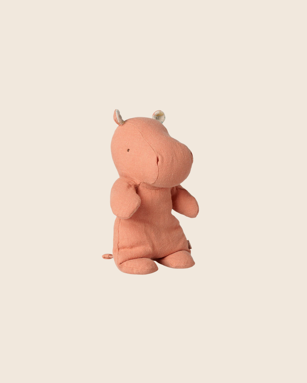 PRE-ORDER: Maileg Safari Friends, Hippo, Small - Dusty Coral (Estimated Arrival Early November)