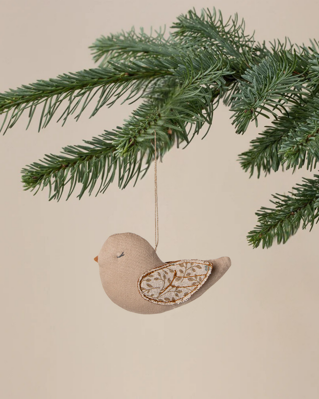 Maileg Fabric Ornament, Bird - Branches - Blue