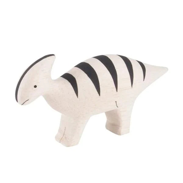 Handmade Wooden Parasaurolophus