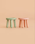Maileg Stool Set, Mouse - Light Rose/Light Mint