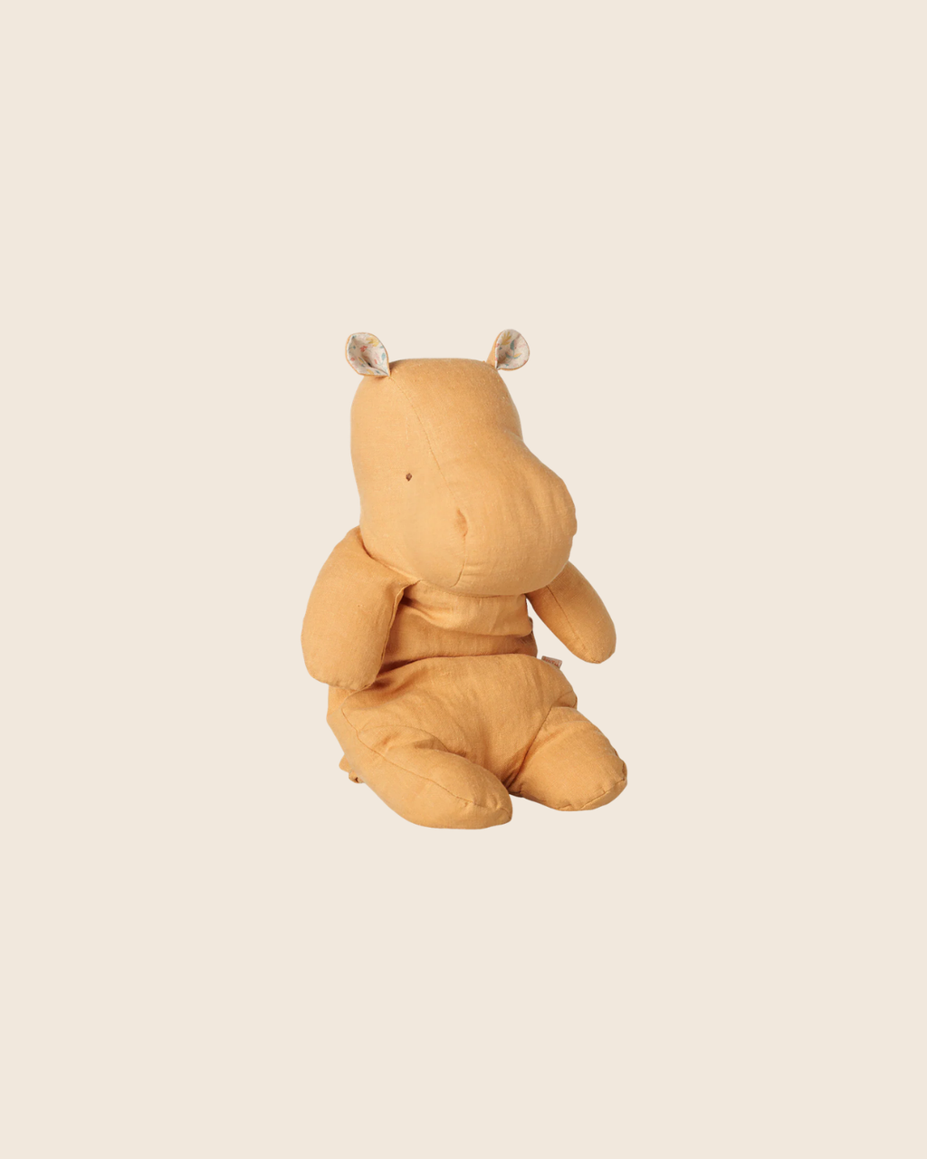 PRE-ORDER: Maileg Safari Friends, Hippo, Medium - Vintage Yellow (Estimated Arrival Early November)