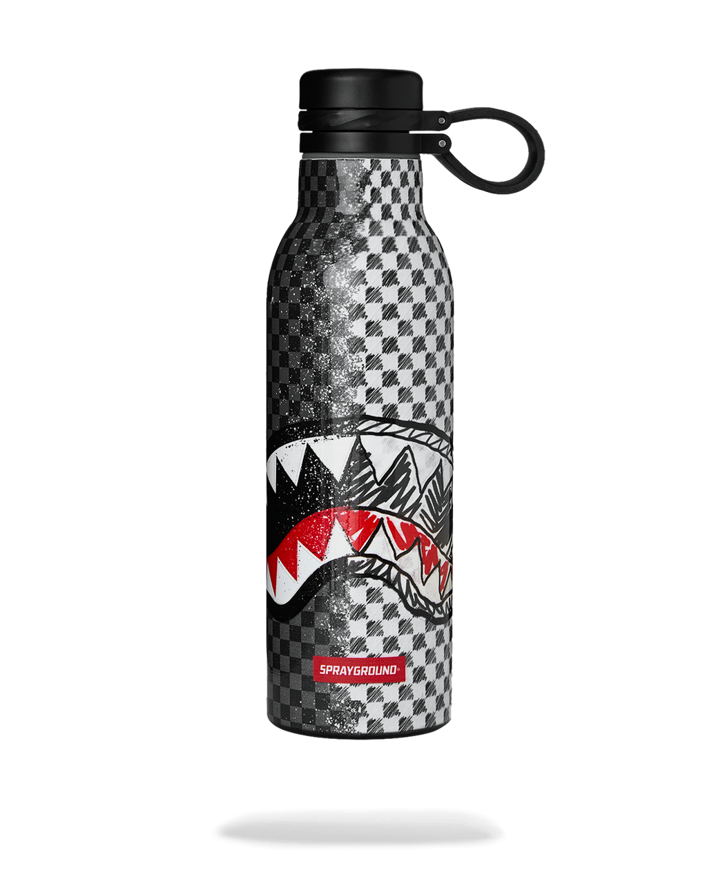 DOODLE CHECK SPLIT WATER BOTTLE