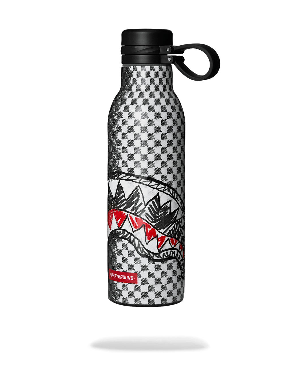 DOODLE CHECK SPLIT WATER BOTTLE