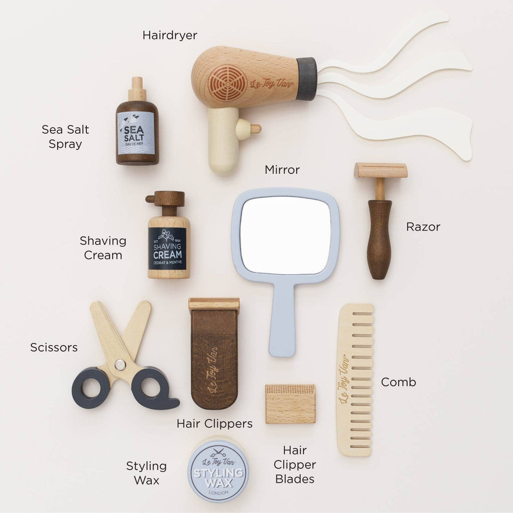 Wooden Hairdresser & Barber Kit