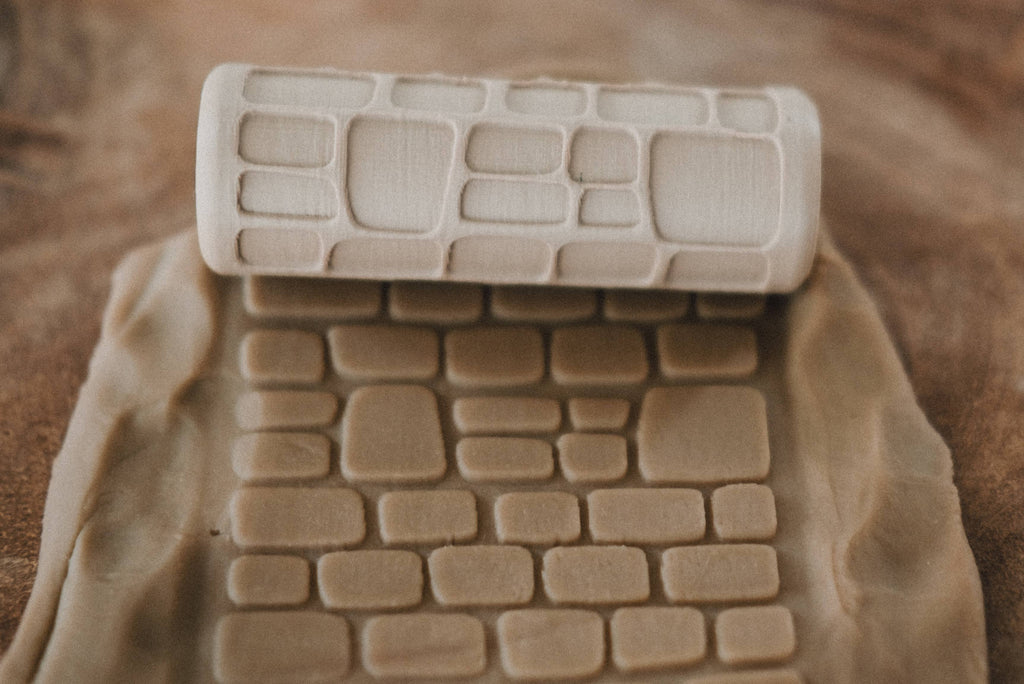 Cobblestone Path Roller - Pattern Playdough Roller