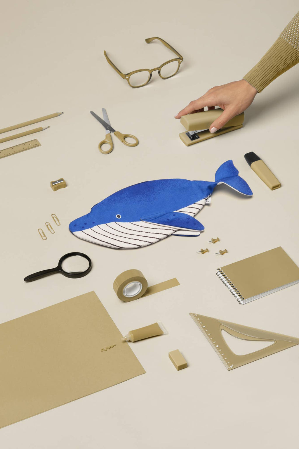 Minke Whale Pencil Case