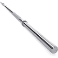 Standard Barbell 5FT – Solid Steel 1-Inch Bar, 300 LB Capacity, Chrome & Black Finish, Multi-Grip Knurling for Home Gym Strength Training